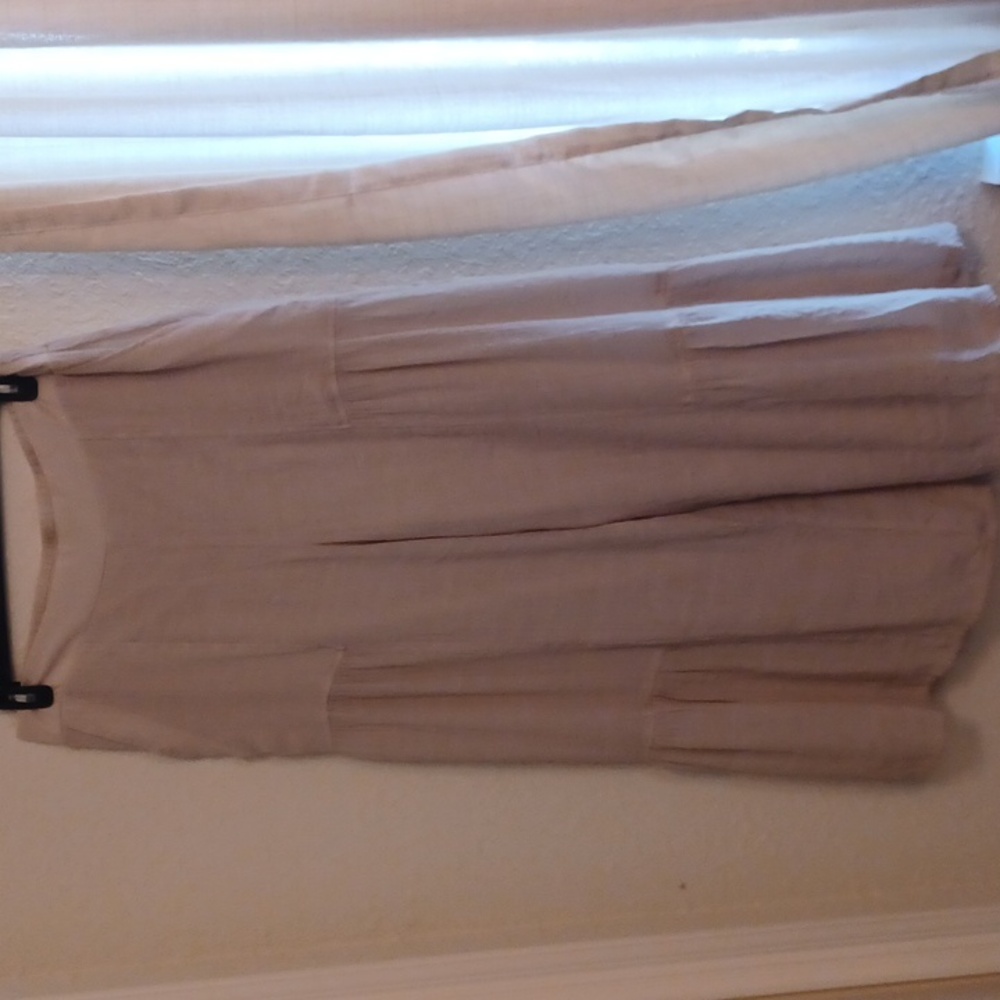 AB Studio Beige Gathered Top